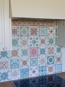 Paths work from antique wall tiles